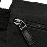 Nylon Double Pocket Belt Bag Black - Lab Luxury Resale