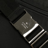 Nylon Double Pocket Belt Bag Black - Lab Luxury Resale