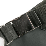 Nylon Double Pocket Belt Bag Black - Lab Luxury Resale