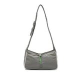 Nylon Le 5 A 7 Shoulder Bag Gray - Lab Luxury Resale