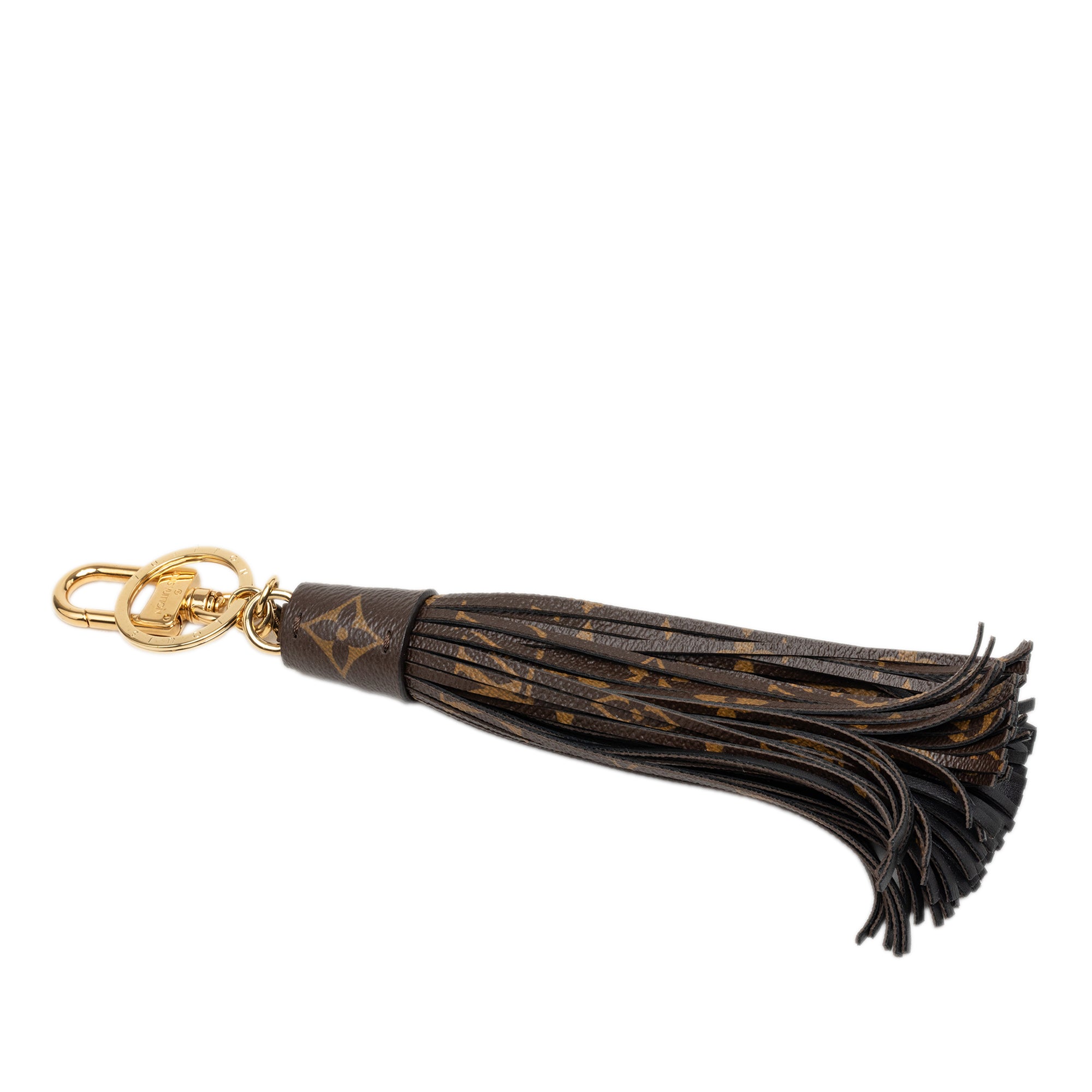 Monogram Tassel Bag Charm Brown - Lab Luxury Resale