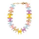 Multicolor Plexiglass Triomphe Baby Bracelet Multi - Lab Luxury Resale