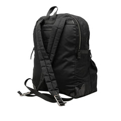 Leather Trimmed Nylon Backpack Black - Lab Luxury Resale
