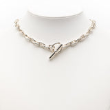 Small Sterling Silver Chaine d'Ancre Necklace Silver - Lab Luxury Resale