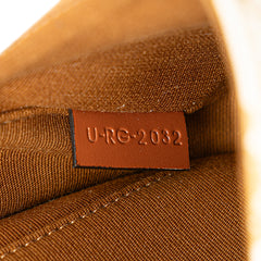Mini Triomphe Coated Canvas Besace Crossbody Brown - Lab Luxury Resale