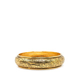 Gold Plated Floral Arabesques Bangle Gold - Lab Luxury Resale