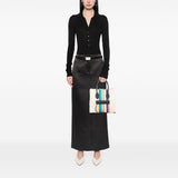 Celine Medium Striped Canvas Phantom Luggage Tote