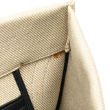 Medium Striped Canvas Phantom Luggage Tote Brown - Lab Luxury Resale