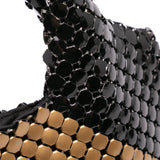 Brass Beaded Handbag Black - Lab Luxury Resale
