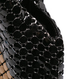 Brass Beaded Handbag Black - Lab Luxury Resale