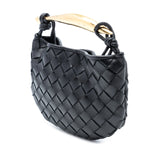 Baby Lambskin Intrecciato Sardine Black - Lab Luxury Resale