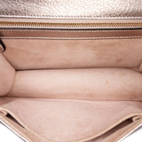 Small Metallic Grained Calfskin Diorama Flap Gold - Lab Luxury Resale