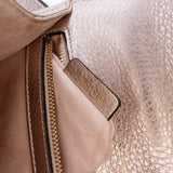 Small Metallic Grained Calfskin Diorama Flap Gold - Lab Luxury Resale