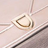 Small Metallic Grained Calfskin Diorama Flap Gold - Lab Luxury Resale