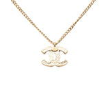 CC Gold Plated Pendant Necklace Gold - Lab Luxury Resale