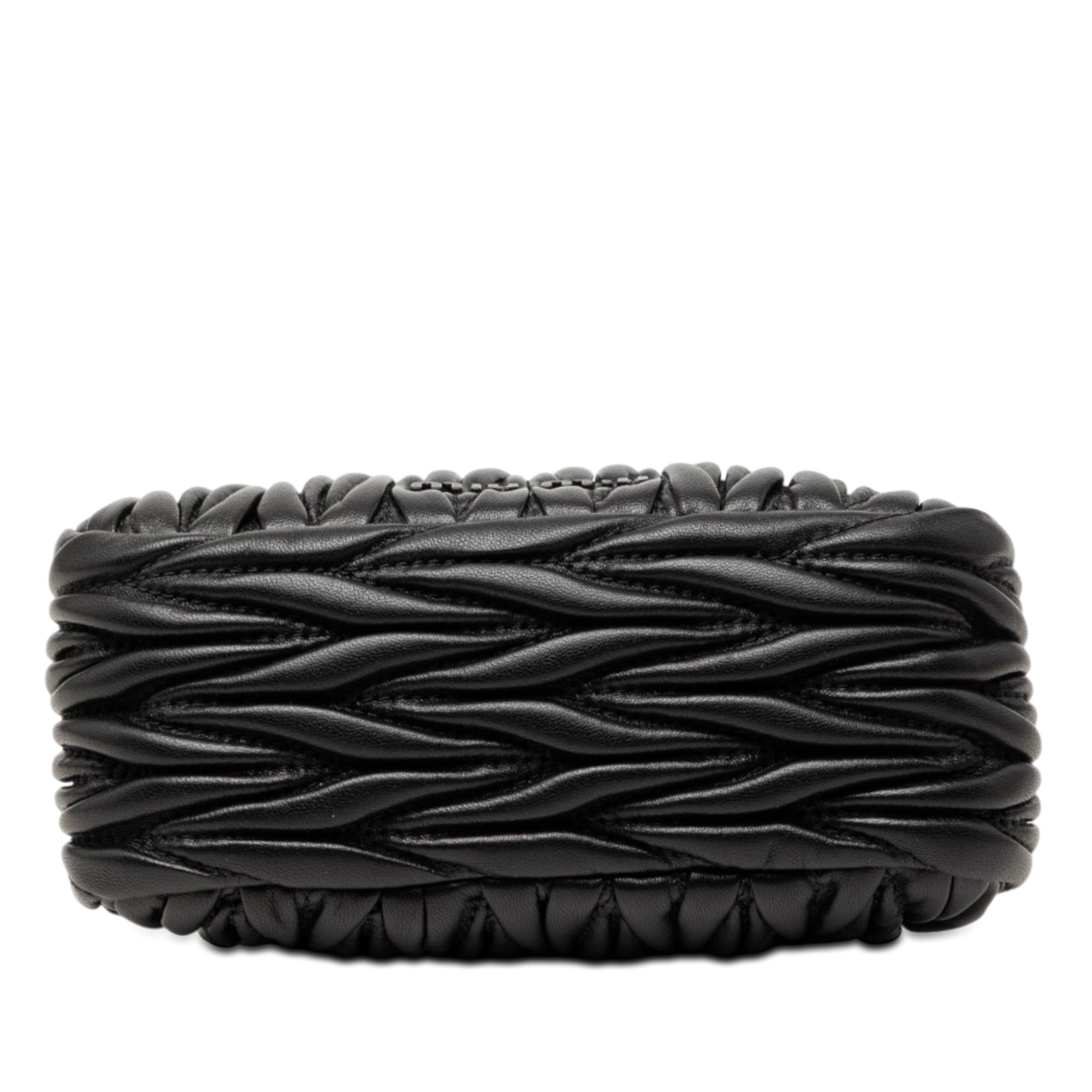 Mini Matelasse Nappa Belle Crossbody Black - Lab Luxury Resale