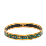 Narrow Enamel Fruits Cloisonne Bangle 65 Gold - Lab Luxury Resale