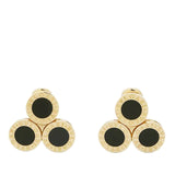 18K Yellow Gold Onyx Bvlgari Clip On Earrings Gold - Lab Luxury Resale