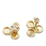 18K Yellow Gold Onyx Bvlgari Clip On Earrings Gold - Lab Luxury Resale