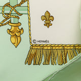 Vue Du Carrosse De La Galere La Reale Silk Scarf White - Lab Luxury Resale