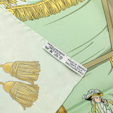Vue Du Carrosse De La Galere La Reale Silk Scarf White - Lab Luxury Resale