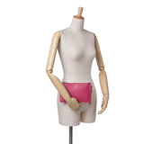 Saffiano Zip Pouch Pink - Lab Luxury Resale