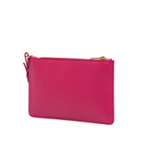 Saffiano Zip Pouch Pink - Lab Luxury Resale