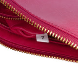 Saffiano Zip Pouch Pink - Lab Luxury Resale