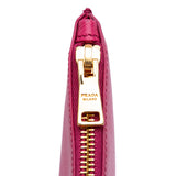Saffiano Zip Pouch Pink - Lab Luxury Resale