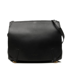 Medium Leather Bridle Crossbody Black - Lab Luxury Resale