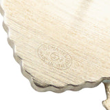 Gold Plated Enamel Faux Pearl Coco Heart and Arrow Brooch Red - Lab Luxury Resale