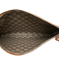Canvas Logo Clutch Beige - Lab Luxury Resale