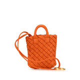 Nappa Intrecciato Maxi Cabat Bag Charm Orange - Lab Luxury Resale