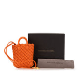 Nappa Intrecciato Maxi Cabat Bag Charm Orange - Lab Luxury Resale