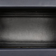 Small Leather London Postal Top Handle Bag Blue - Lab Luxury Resale