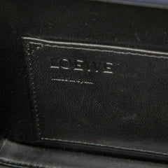 Small Leather London Postal Top Handle Bag Blue - Lab Luxury Resale
