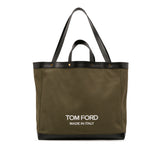 Medium Canvas T Screw Tote Brown - Lab Luxury Resale
