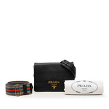 Vitello Phenix Flap Crossbody Black - Lab Luxury Resale