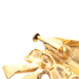 Gold Plated Beret Motif Brooch Gold - Lab Luxury Resale