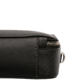 Saffiano Brique Crossbody Black - Lab Luxury Resale