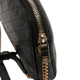 Mini Quilted Lambskin Gaby Zippered Pouch Black - Lab Luxury Resale
