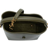 Mini Shiny Calfskin Le 37 Bucket Bag Green - Lab Luxury Resale