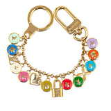 Louis Vuitton Enamel And Brass Pastilles Key Chain & Bag Charm