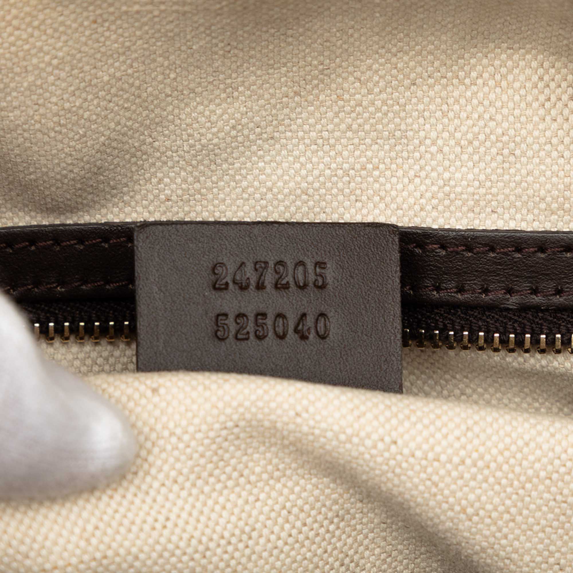 Medium GG Canvas Web Joy Boston Bag Beige - Lab Luxury Resale