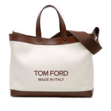 Medium Canvas T Screw Tote Brown - Lab Luxury Resale