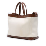 Medium Canvas T Screw Tote Brown - Lab Luxury Resale