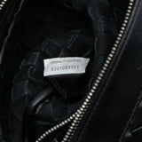 Leather Intrecciato Duo Crossbody Black - Lab Luxury Resale