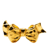 Pre-Owned Chanel Gold Plated Bow Brooch