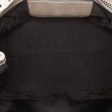 Leather Fold Over Trunk Adele Clutch Brown - Lab Luxury Resale