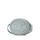 Cuir Triomphe Oval Crossbody Blue - Lab Luxury Resale